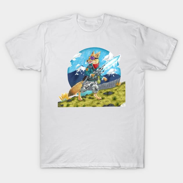 Culpeo Fox Adventurer T-Shirt by chikoristore